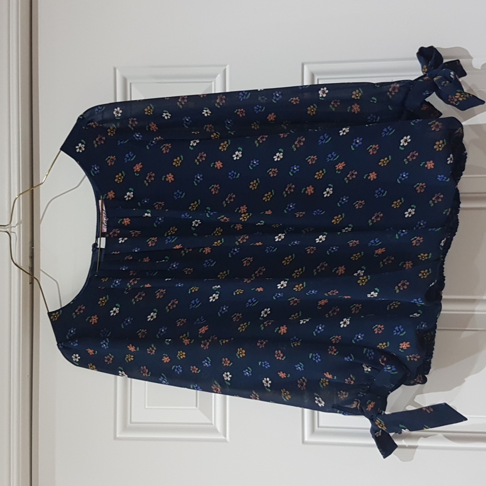 Angel Paris Navy blouse
